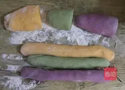 How to make colorful steamed buns 7