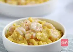 Illustration of how to make smooth egg and shrimp 11