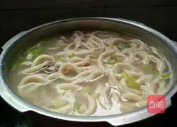 Illustration of how to make sliced celery and oyster meat 11