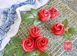 Rose Illustration of how to make steamed buns 15