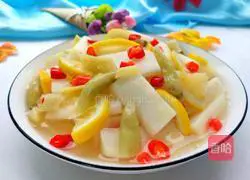 Illustration of how to make lemon pickled pepper and radish 10