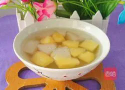 Apple rock sugar and snow pear Practice illustration 7