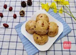 Illustration of how to make red dates and brown sugar steamed buns 15