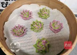 Illustration of how to make meaty steamed buns 9