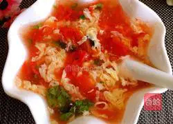 Illustration of how to make tomato and egg soup 9