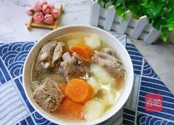 Yam, carrot and pork ribs soup recipe 10