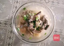 Illustration of how to make pork belly and ribs soup 8