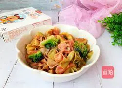 Baby Fish Intestine Butterfly Noodles Recipe Illustration 12