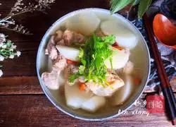 Root bone radish soup Illustration of how to do it 16