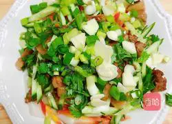 Illustration of how to make oily trousers and noodles (one of the eight weird things in Shaanxi) 10