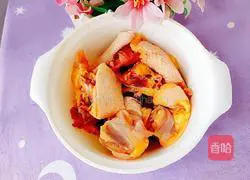 Illustration of how to make day lily, cordyceps flowers and chicken soup stewed 3