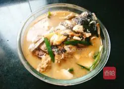 Illustration of how to make fish head and tofu soup 3