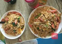 Illustration of how to make fried instant noodles 5