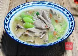 Illustration of how to make luffa and pork liver soup 13