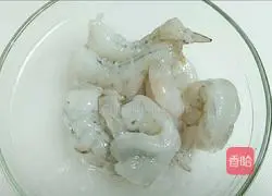 Illustration of how to make tofu, shrimp and steamed eggs 3