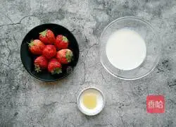Strawberry milkshake recipe 1