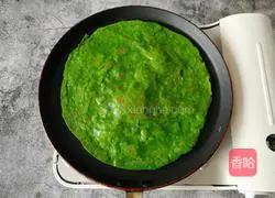 Spinach egg pancake recipe 11