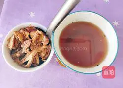 Wild green tuber fungus beef bone soup Illustration of how to do it 3