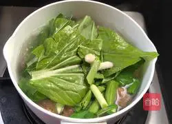 Tofu meatballs Illustration of how to make soup 9