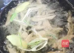 Pork liver Spinach soup recipe 6