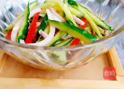 Illustration of how to make onions and cucumbers 8