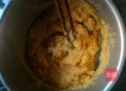 Illustration of how to make three-color hair cake 2