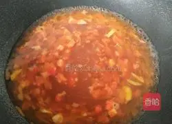 Illustration of how to make tomato and egg soup 11