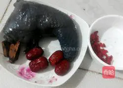 Durian shell black chicken soup recipe 1