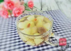 Illustration of how to make apple, longan and wolfberry soup 9