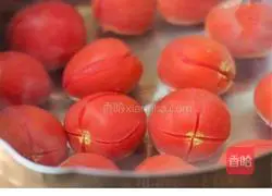 Illustration of tomato and sour plum soup 1