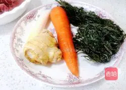 kelp Illustration of how to make pork rib soup 2