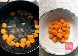 Illustration of handmade sweet potato and jelly grass 4