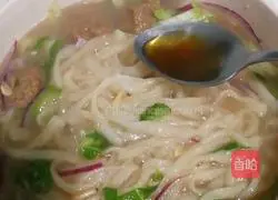 Illustration of how to make hand-made meatball and egg noodles 9