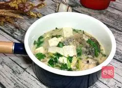 Illustration of how to make carp and tofu soup 7