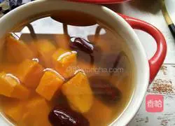 Sweet potato and red dates Sweet soup recipe 10