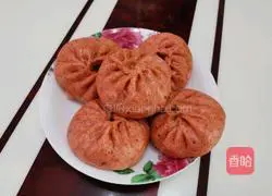 Illustration of how to make pork buns with wine grains 8