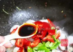 Illustration of stir-fried octopus 10