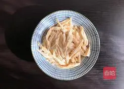 Illustration of how to make cold yuba 4