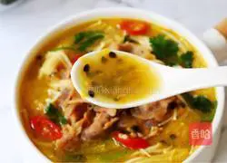Passion Fruit Sour Soup Fatty Beef Illustration of how to do it 14