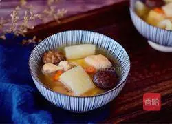 Illustration of how to make bamboo shoots and chicken soup 13