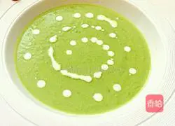 Cream green bean soup#New Year's Eve dinner recipe illustration 7