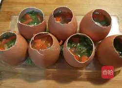 Illustration of how to make egg-and-vegetable pig skin twitching 15