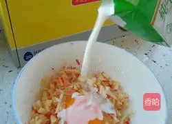 Apple Egg Pancake Recipe Illustration 4