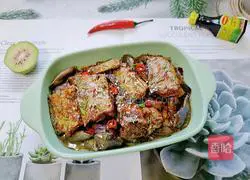 Illustration of how to cook hairtail with eggplant 12