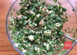 Illustration of how to make leek and tofu dumplings 6