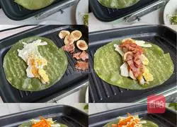 Illustration of how to make vegetable rolls 4