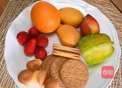 Illustration of how to make fruit yogurt wood bran cup 1