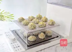 Illustration of how to make three fresh buns with dumpling skin 14