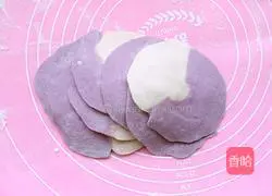 Purple Sweet Potato Illustration of how to make two-color buns 15