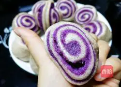 Illustration of how to make purple sweet potato and whole wheat nutritious rolls 14